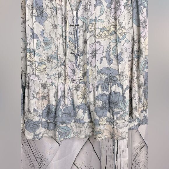WILLIAM RAST Devon Floral Peasant Top M - Picture 3 of 9